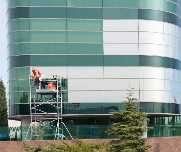 Láminas solares para edificios