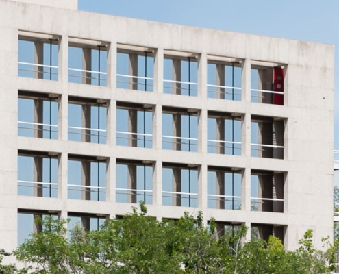 Láminas solares para edificio empresarial