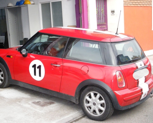 Rotulación de coche Mini Cooper