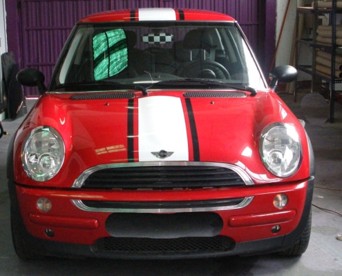 Rotulación de coche Mini Cooper