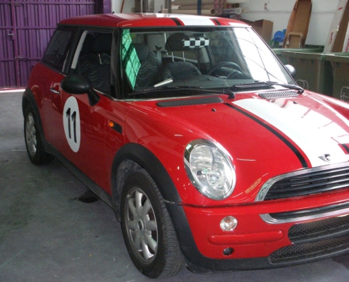 Rotulación de coche Mini Cooper